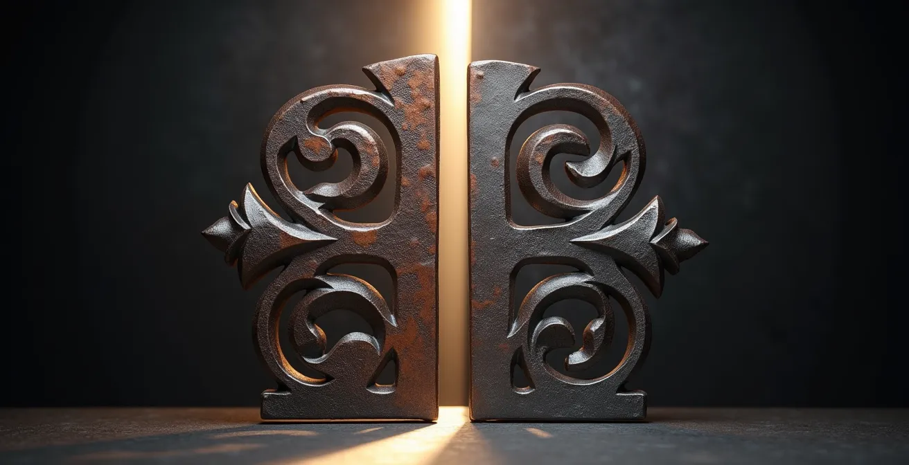 Mise en perspective visuelle des deux parcours de formation en métallerie serrurerie