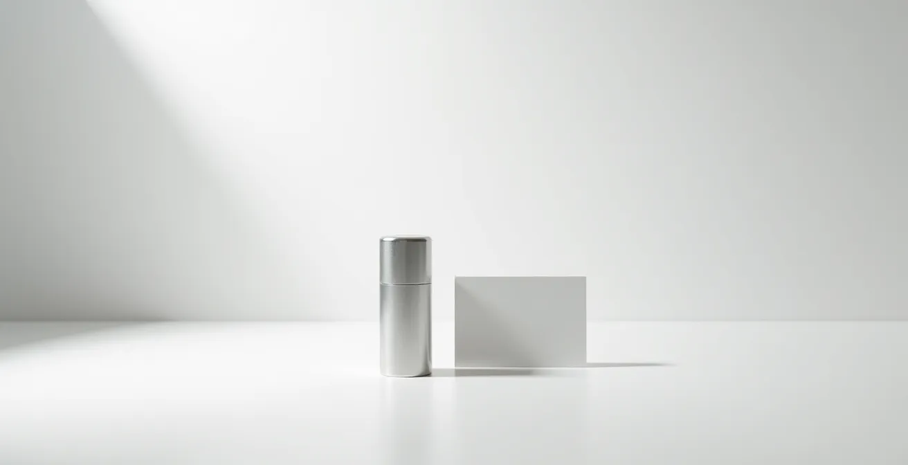 Cylindre de haute sécurité avec carte de propriété posée à côté